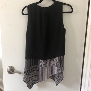 BCBG Asymmetrical Layer Tank